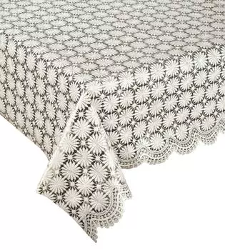 Скатерть Колорит Лейс Белый ажур 140*132см