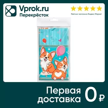Скатерть ND Play Корги 120*180см - Vprok.ru Перекрёсток