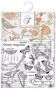 Скатерть Романтика Гретта Версаль белая 145*145см