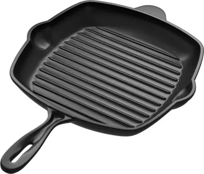 Сковорода-гриль Inhouse Tally чугунная 22*22см