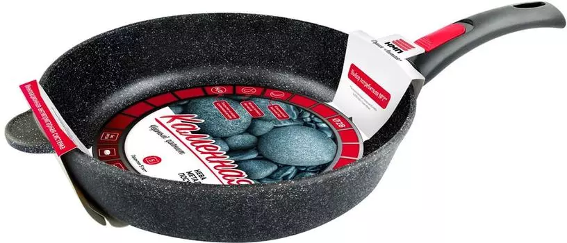 Сковорода НМП Каменная со съемной ручкой 28см