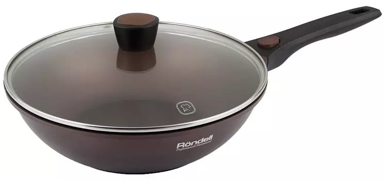 Сковорода-вок Rondell Kortado с крышкой 28см