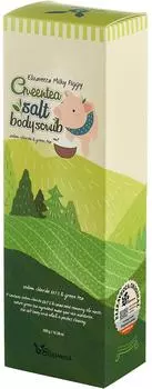 Скраб для тела Elizavecca Milky Piggy Greentea Salt Body Scrub 300г