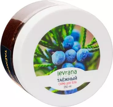 Скраб для тела Levrana Таежный с солью и кедровой скорлупой 250мл