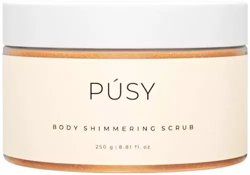Скраб для тела Pusy Body Shimmering Scrub мерцающий 250мл