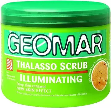 Скраб-талассо для тела Geomar Illuminating лимон 600г
