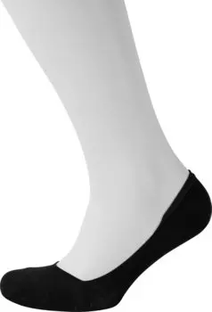 Следки мужские Oemen с силиконовой пяткой черные р.40-46