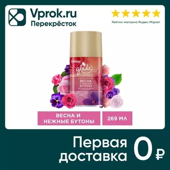 Сменный баллон Glade Automatic Весна и нежные бутоны 269мл