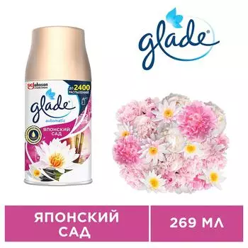 Сменный баллон Glade Automatic Японский сад 269мл