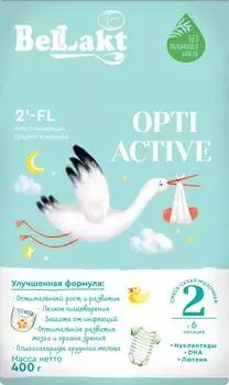 Смесь Bellakt Opti Activе 2 молочная 400г