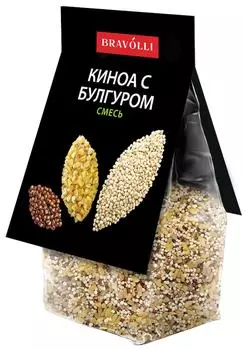 Смесь Bravolli Киноа с булгуром 350г. Доставим до двери!