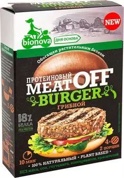 Смесь для приготовления Bionova Meatoff Бургер Грибной 100г