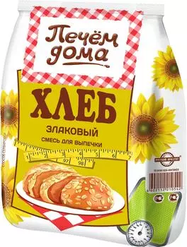 Смесь для выпечки Печем дома Хлеб злаковый 500г