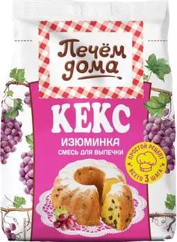 Смесь для выпечки Печем дома Кекс изюминка 300г