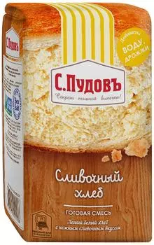 Смесь для выпечки С.Пудовъ Сливочный хлеб 500г