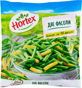 Смесь Hortex Две фасоли быстрозамороженная 400г