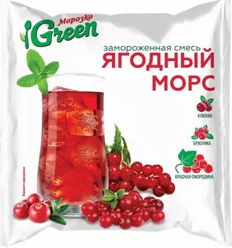 Смесь Морозко Green Ягодный морс 300г. Закажите онлайн!