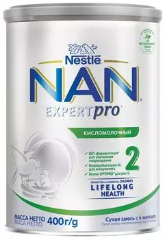 Смесь NAN 2 Кисломолочный 400г