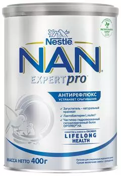 Смесь NAN Антирефлюкс молочная 400г