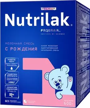 Смесь Nutrilak Premium+ 1 600г - Vprok.ru Перекрёсток