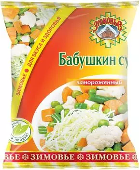 Смесь овощей Зимовье Бабушкин суп замороженные 400г