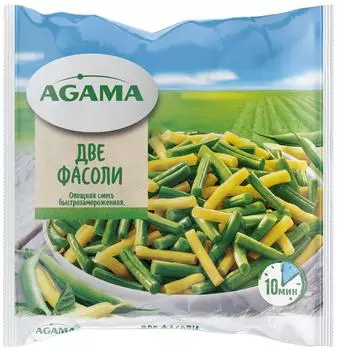 Смесь овощная Agama Две фасоли 400г. Доставим до двери!