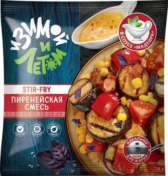 Смесь овощная И зимой и летом Пиренейская с соусом 400г