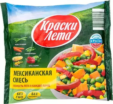 Смесь овощная Краски Лета Мексиканская быстрозамороженная 400г