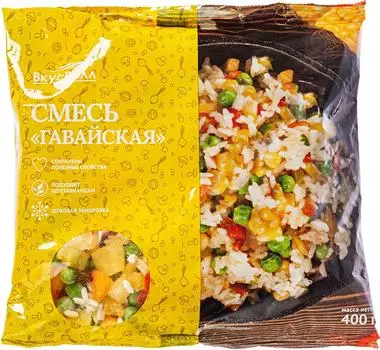Смесь овощная ВкусВилл Гавайская свежезамороженная 400г