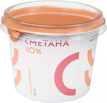 Сметана Братья Чебурашкины 10% 200г. Доставим до двери!