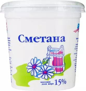 Сметана Судогодский молочный завод 15% 400гс доставкой!