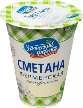 Сметана Залесский фермер 15% 300г