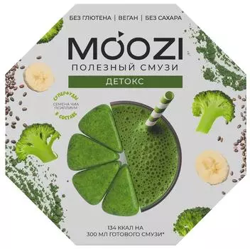 Смузи Moozi Детокс 150г - Vprok.ru Перекрёсток