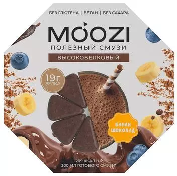 Смузи Moozi Высокобелковый 150г - Vprok.ru Перекрёсток
