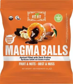 Снеки Magma Balls Курага с темным пралине 48г