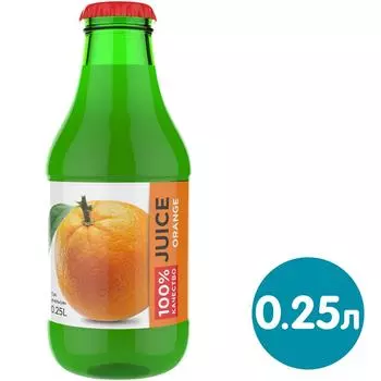 Сок Barinoff Апельсин с мякотью 250мл. Закажите онлайн!