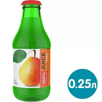 Сок Barinoff грушевый с мякотью 250мл. Закажите онлайн!