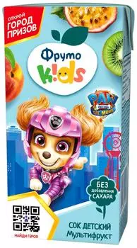 Сок Фруто Кидс Мультифрукт 200мл