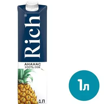 Сок Rich Ананас 1л