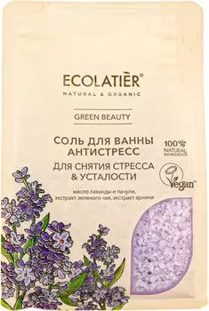 Соль для ванны Ecolatier Green Антистресс 600г