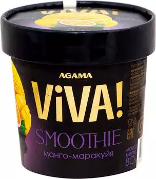 Сорбет Agama Viva Smoothe Манго-Маракуйя 80г