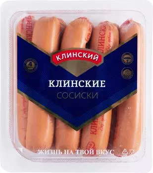 Сосиски Клинский Клинские 460г - Vprok.ru Перекрёсток