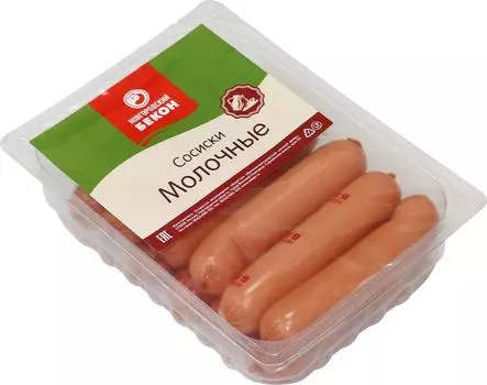 Сосиски Новгородский бекон Молочные ГОСТ 500г