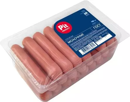 Сосиски Пит-Продукт Молочные 1кг