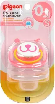 Соска-пустышка Pigeon Rabbit S силиконовая с рождения