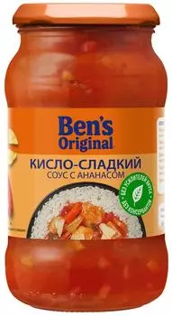 Соус Bens Original кисло-сладкий с ананасом 400г