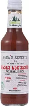Соус Bio Georgia Dedas Recepti Сацебели пряный 260г