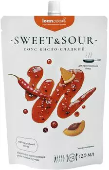 Соус Icancook Кисло-сладкий 120мл - Vprok.ru Перекрёсток