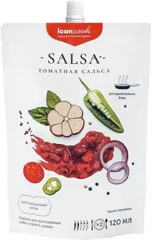 Соус Icancook Сальса с помидорами и базиликом 120мл
