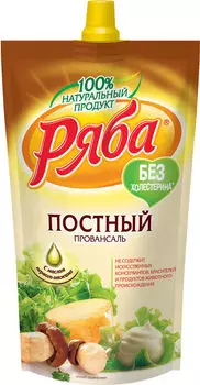 Соус майонезный Ряба Постный Провансаль 50% 372г